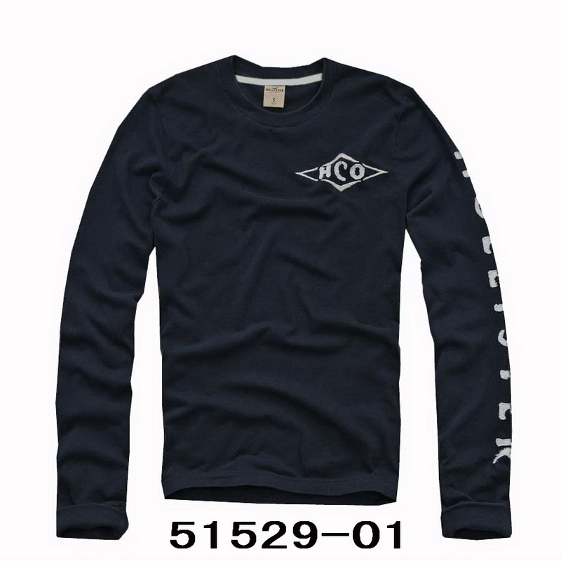 Hollister Hombres De Cuello Redondo Largo Remera HCO3763